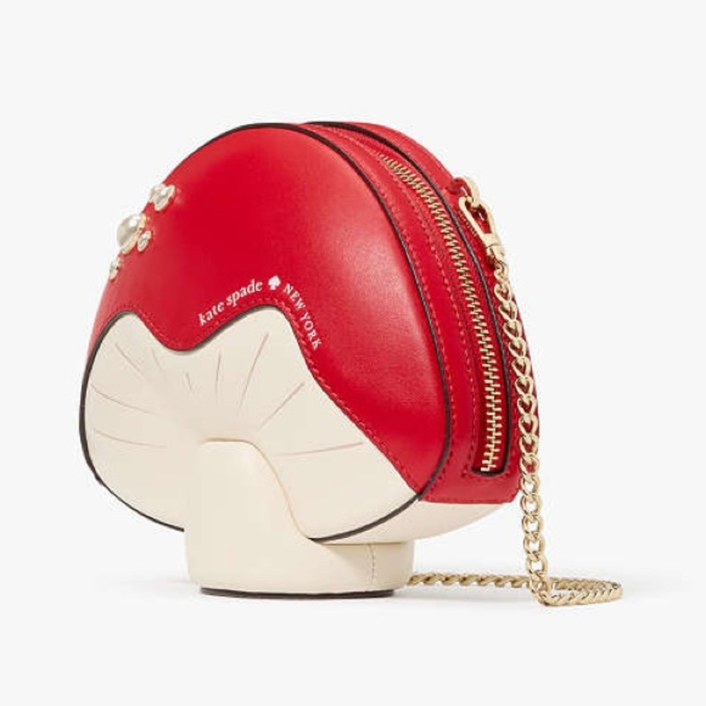 kate spade NWT! $379 MSRP 3d Mushroom Crossbody - Picture 4 of 15